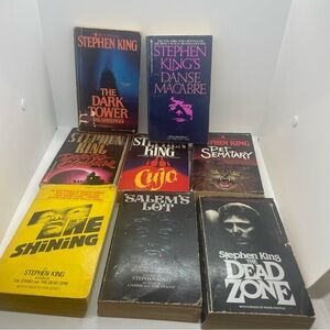 Stephen King Book Collection - Multicolor Covers